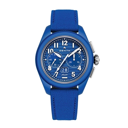 No.03真力時ZENITH PILOT飛行員大日期飛返計時碼錶，160週年紀念版