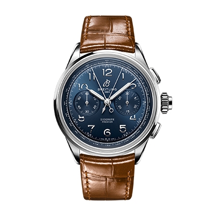 No.13百年靈BREITLING PREMIER B15 DUOGRAPH計時腕錶